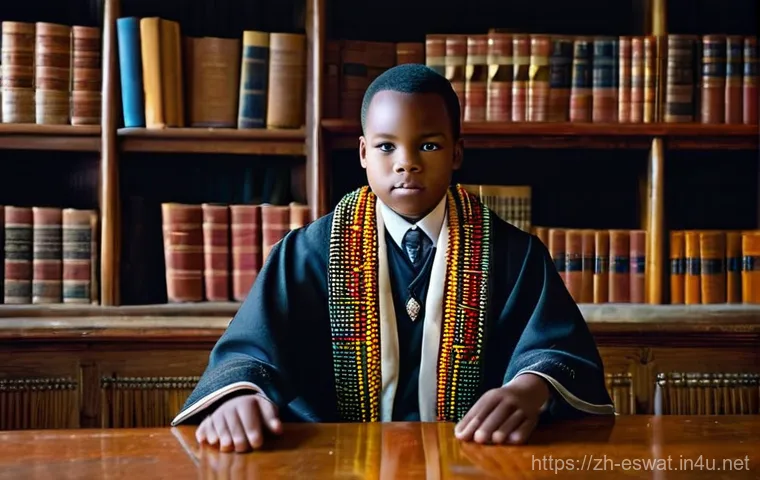 에스와티니 국왕 음스와티 3세 - **Prompt 1: The Chosen Path of a Young Monarch**
    "A portrait of a dignified young African prince...