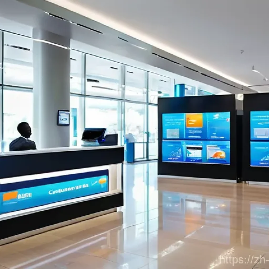 에스와티니 현지 은행 및 금융 시스템 - **Prompt 1: Modern Eswatini Banking & Digital Inclusion**
    A bright, spacious, and modern bank lo...