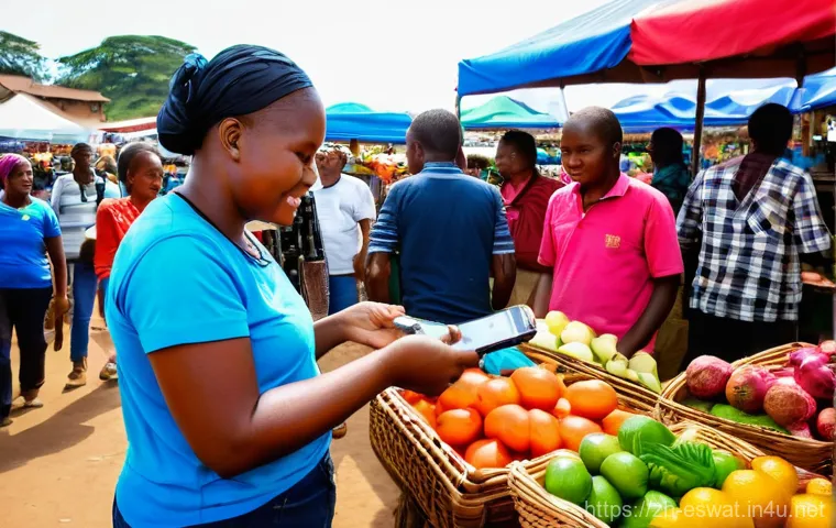 에스와티니 현지 은행 및 금융 시스템 - **Prompt 2: Microfinance Empowerment in Rural Eswatini**
    A heartwarming scene depicting a group ...