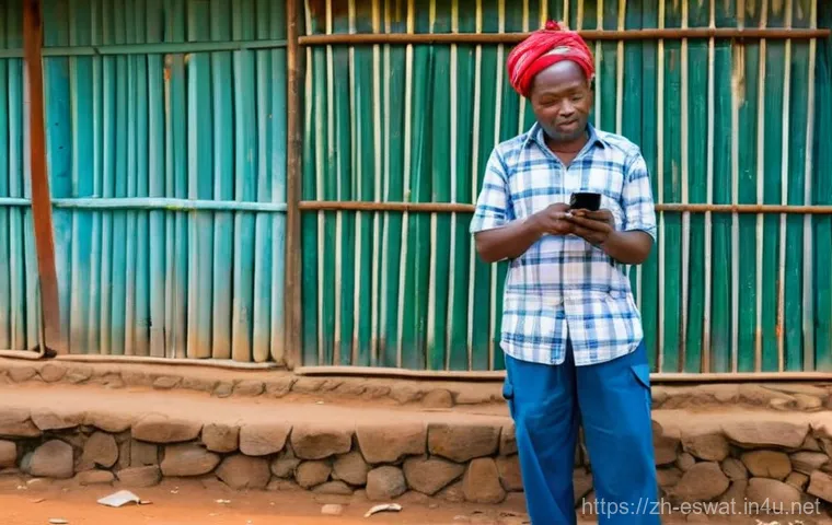 에스와티니에서의 인터넷과 통신 - **Prompt: "A vibrant scene at a modern, bustling outdoor cafe in Mbabane, Eswatini. A diverse group ... 에스와티니에서의 인터넷과 통신 - **Prompt: "A vibrant scene at a modern, bustling outdoor cafe in Mbabane, Eswatini. A diverse group ...