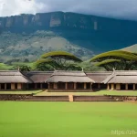 에스와티니 로밤바 왕궁 방문기 - **Lobamba Royal Palace: A Timeless Glimpse**
    A majestic, wide-angle photograph capturing the Lob...